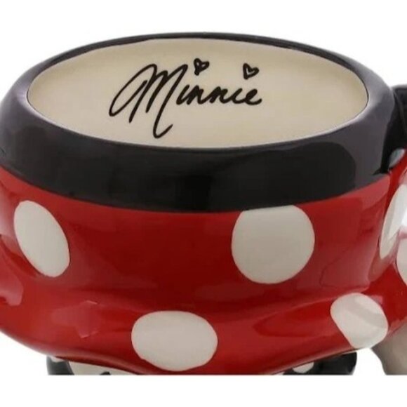 Disney Minnie Mouse 3D Ceramic Mug With Polka Dot Dress & Yellow Shoes - Picture 7 of 7